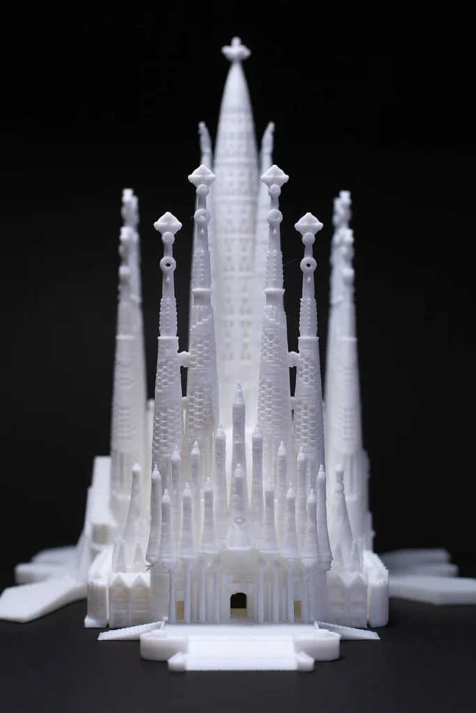Custom 3D Printed Fantasy Castle Model