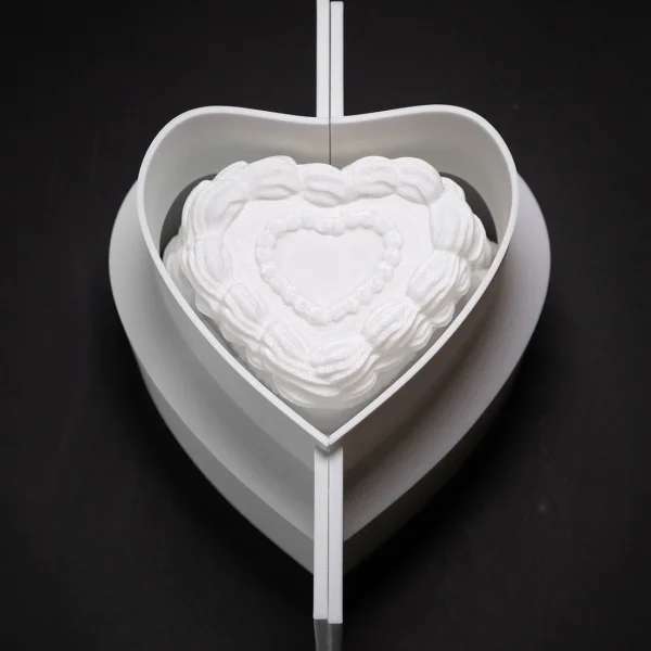 Beautiful 3D printed heart shaped decorative item available exclusively at Print3D.pk online store.