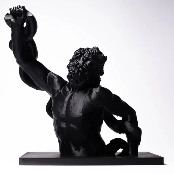 A detailed 3D printed Laocoon statue model, expertly crafted by Print3D.pk for decorative purposes.