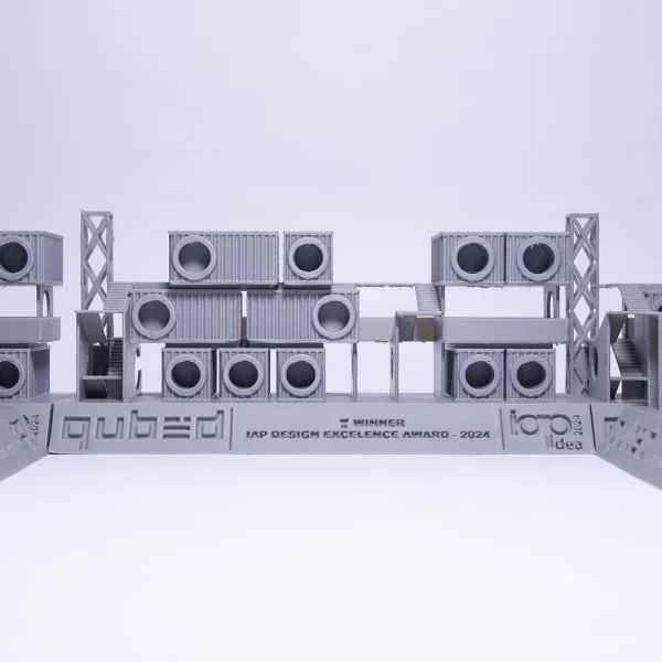 Industrial building blocks 3D printed by Print3D.pk for architectural models and design prototypes. - View 7