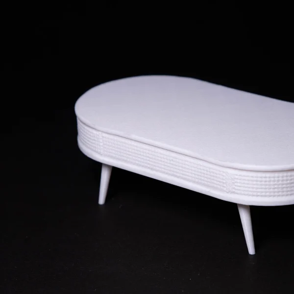 A sleek 3D printed coffee table with unique design, available at Print3D.pk for modern homes. - View 2