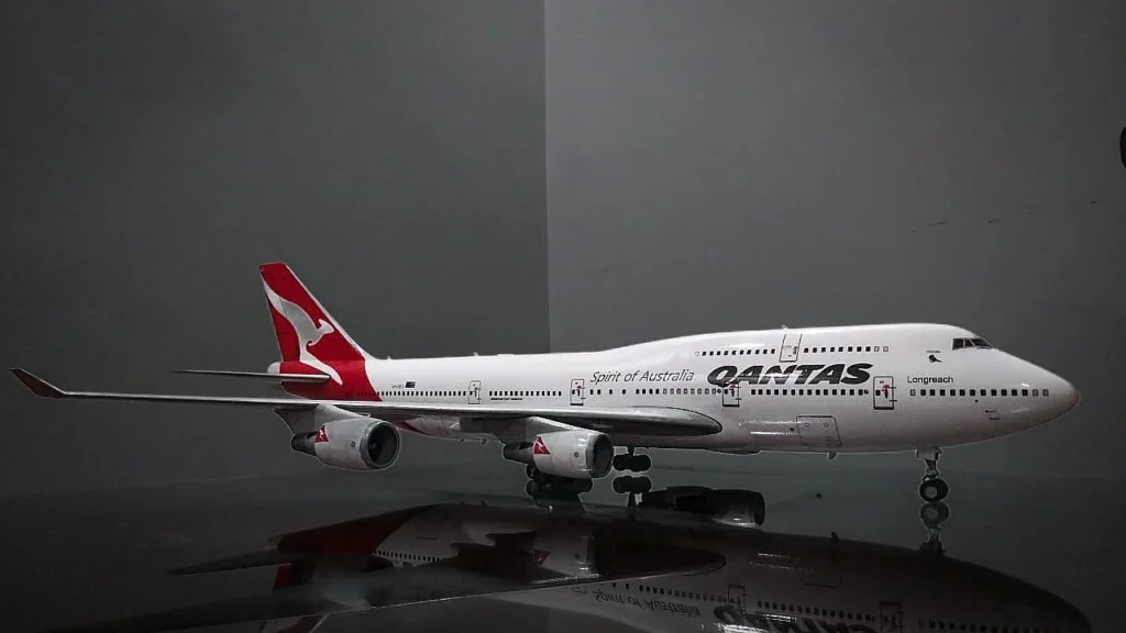 Detailed Qantas Boeing 747 Replica