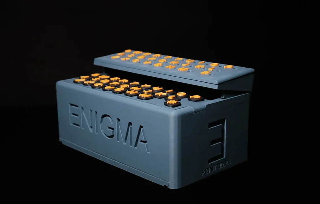 Custom Enigma Keyboard Case 3D Printed